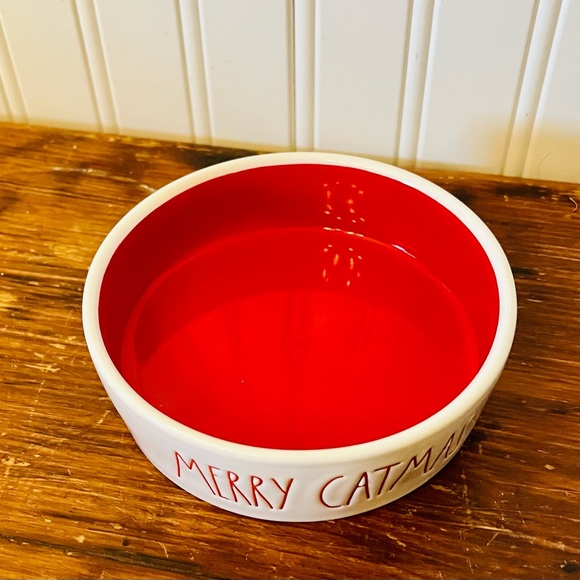 MERRY CATMAS Rae Dunn Cat Dish - Picture 2 of 3